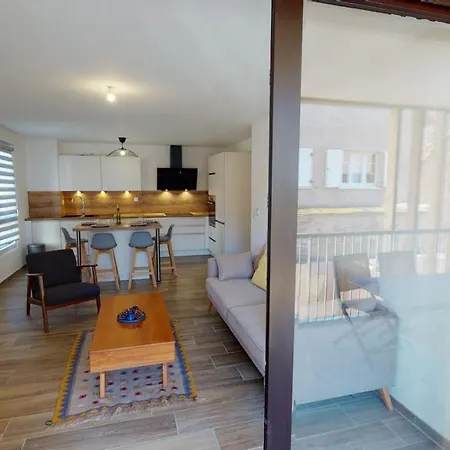 アパート Au Pied Du Mont 1 Free Parking オベルネ